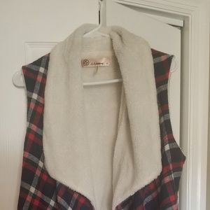 Boutique Flannel vest